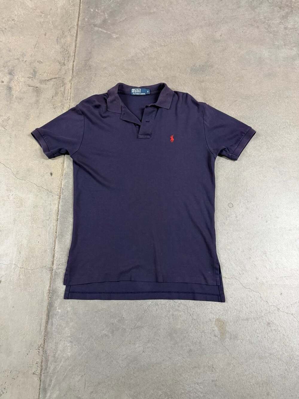 Vintage Polo by Ralph Lauren Navy Blue Shirt with Red Pony Size S
